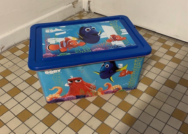 Boîte De Rangement Voiture Avec Tapis De Jeu - Garage Portable Pour Enfants