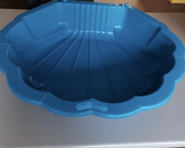 bac à sable ovale en plastique
