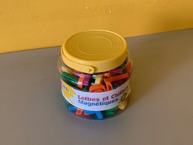 Lettres Et Chiffres Magnétiques En Bois FSC - Multicolores - Pour Enfants Dès 3 Ans - Apprentissage Ludique - Marque Vertbaudet