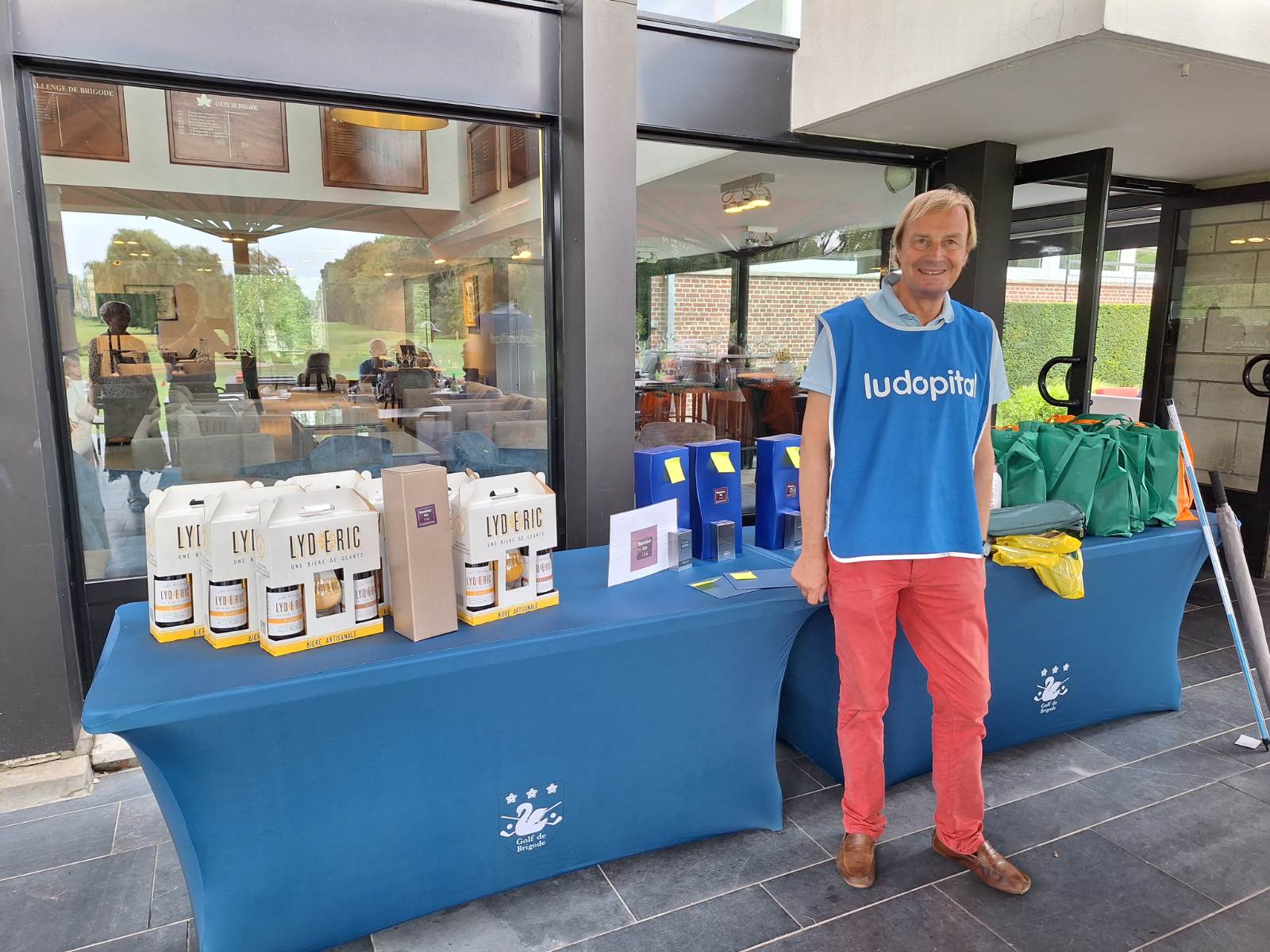 Régis pour le Brigolf au profit de Ludopital