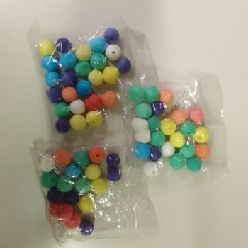 lot boule papier color