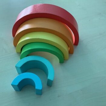 arc en ciel bois encastrement