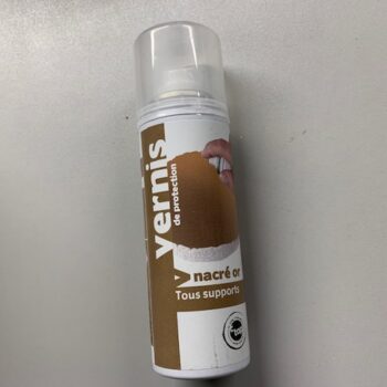 spray vernis nacre or tout support