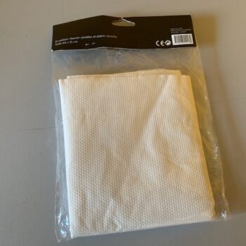 tablier bavoir papier plastifie 60x35