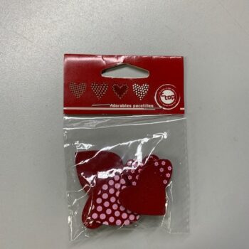 Pacotilles Bois Coeur Rouge