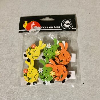 Lot 6 pinces lapinou