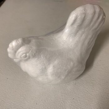 Petite poule polystyrène