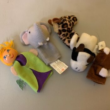 5 marionnettes doigt