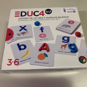 coffret lettre a modeler bilingue.