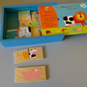 Mes animo Fous puzzle et assemblage