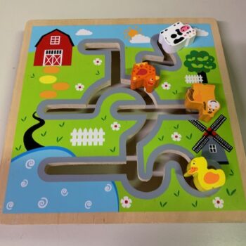 labyrinthe bois ferme