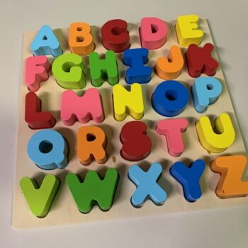 puzzle formes alphabet bois