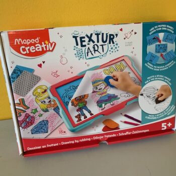 Textur Art dessine en frottant
