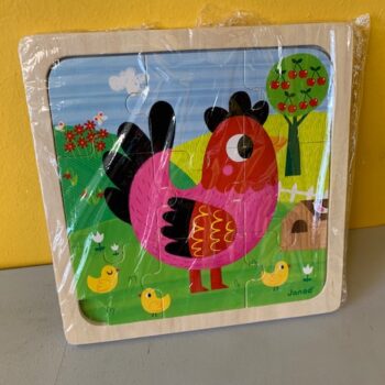 PUZZLE BOIS POULE