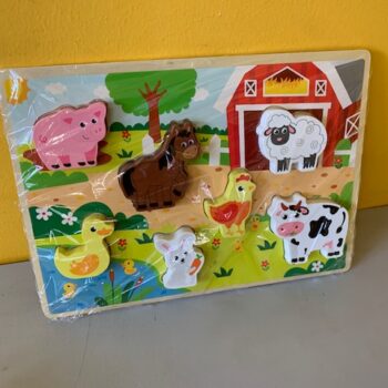 PUZZLE BOIS ANIMAUX DE LA FERMEJPG