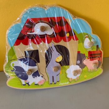 PUZZLE EN BOIS ANIMAUX DE LA FERME