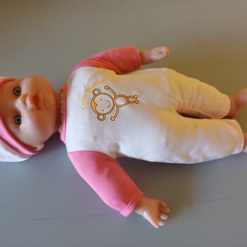 bebe corps mou little Monkey 25 cm