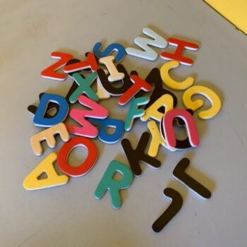 lettres en bois